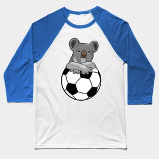 Koala at Soccer Sports Baseball T-Shirt